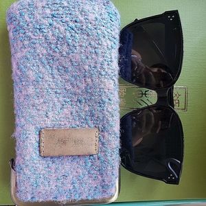 Anthropologie miss Albright sunglass pouch sunnies